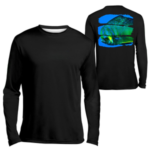 Sweat à capuche à manches longues pour homme, couleur dégradée, 100% polyester, séchage rapide, UPF 50, vêtements de pêche, pull-over - Product Image 2