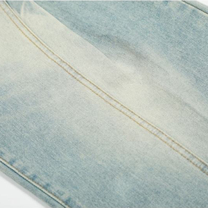 Streetwear <b>Mens</b> Denim <b>Jeans</b> <b>Flare</b> Pants Eco-Friendly Waterproof Breathable 100% Cotton Unisex Oversized Loose Spring Autumn - Product Image 5