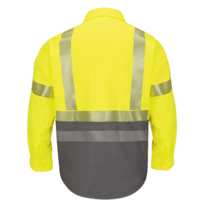 Outdoor Use <b>Shirts</b> for Men Hot Sale 100% Cotton Welder Workwear Long Sleeve Reflective Safety Clothing for <b>Welding</b> Men's <b>Shirts</b> - Product Image 6