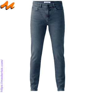 Pantalon décontracté slim pour homme, couleur unie, coupe droite, taille mi-haute, en Spandex/Coton, protection UV, respirant, pour usage quotidien, vêtement d'hiver - Product Image 2