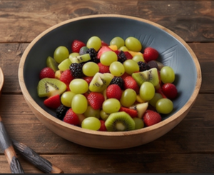 Bol en bois artisanal de qualité supérieure avec motif de feuille sculptée, style minimaliste, pour servir les aliments, décoration intérieure, accent élégant pour la table - Product Image 6