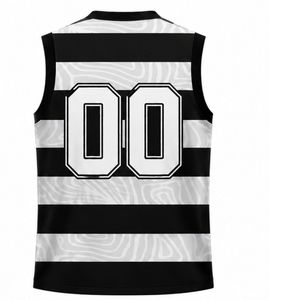 Black White Volleyball Sleeveless Shirt Athletic Team Sportswear Top Match Uniform Training Performance Clothing - Product Image 2