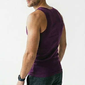 Débardeur d'été pour homme en coton 100% écologique, ultra fin, qualité standard, design moderne, prix de gros abordable - Product Image 5