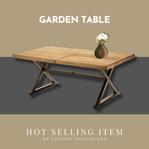 Mesa de Jardín Moderna de Madera de Teca Sólida Ecológica para Exteriores, Diseño Apilable y Extensible, Precio al por Mayor - Product Image 6