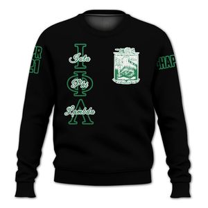 Veste universitaire noire personnalisée Iota Phi Lambda, pull tricoté de la sororité Iota Phi Lambda - Product Image 5