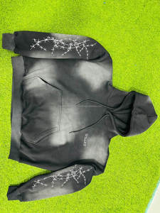 Ensemble de survêtement personnalisé à col montant pour homme, poids lourd, vente en gros, logo personnalisé, streetwear, jogging, vêtements, vêtements - Product Image 3