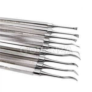 Instrumentos Dentales, Raspadores Manuales, Juego de 6 Piezas, para Prácticas Dentales, Exámenes Profesionales, Acero Inoxidable - Product Image 4