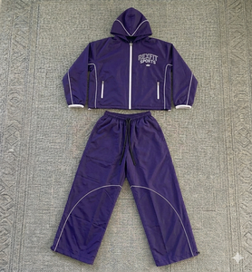 Rexfit Sports Lightweight Mens Windproof Reflective Sports <b>Jacket</b> <b>Short</b> Set Summer Set Tracksuit Set Wholesale - Product Image 6