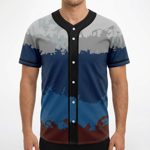 Camiseta de Béisbol con Botones a Presión, Cierre de Botones a Presión, Camiseta de Béisbol de Color Contrastante para Hombre, Juvenil, Manga Raglán, Ropa de Equipo - Product Image 2