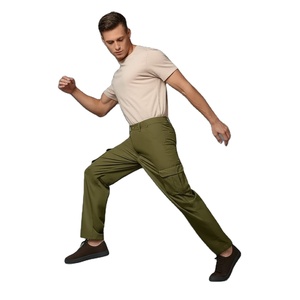 Stock de calidad premium Color sólido Cargo Chino pantalones de moda de diseño personalizado con estilo Casual cómodo Stock Cargo Chino Pantalones - Product Image 2