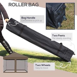 Tenda a Baldacchino Pop-up Color Kaki 3x3 Metri - Product Image 5