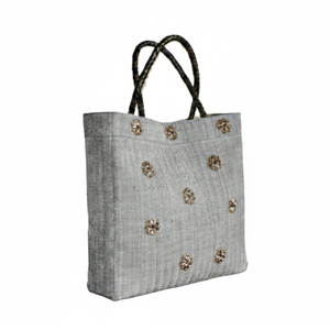 Sac fourre-tout unisexe Royaa de style américain, multi-poches, avec logo vintage brodé, résistant à l'eau, 15,75 pouces, en laine tannée végétal - Product Image 3