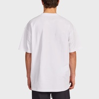 T-shirts décontractés unisexes surdimensionnés en coton 100% imprimé sur mesure, 230 GSM, design vierge, tissu tricoté écologique à séchage rapide