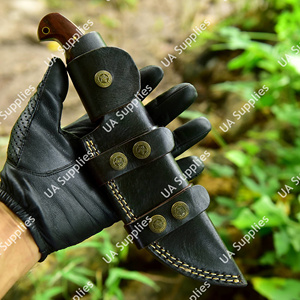 Couteau professionnel à lame fixe en acier Damas, personnalisable OEM/ODM/OBM, vente en gros, pour la chasse, le camping, la pêche, EDC, outil de survie, DIY - Product Image 6