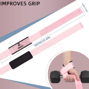 Sangles de musculation en néoprène, ajustement confortable pour l'entraînement en salle et la musculation, respirantes, légères, sans élasticité - Product Image 2