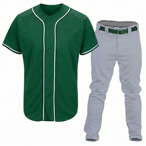 Tenue de baseball unisexe tendance, respirante, légère, en tissu durable, coupe confortable, pour sports d'équipe, ensemble uniforme de baseball - Product Image 2