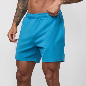 Shorts de sport et d'entraînement pour hommes 2026 personnalisables avec logo, en polyester et élasthanne, respirants, avec cordon de serrage et ourlet fendu au laser - Product Image 2