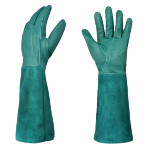 Guantes de Trabajo de Cuero Resistentes al Calor OEM, Guantes de Soldadura Ignífugos con Palma Reforzada para Uso Industrial y de Seguridad - Product Image 3