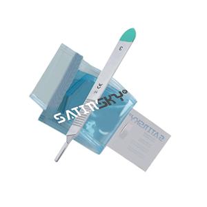 Tijeras para Episiotomía de un Solo Uso, 14.5 cm de Largo, Tijeras Manuales para Incisiones Perineales para Parto, Alta Calidad - Product Image 5