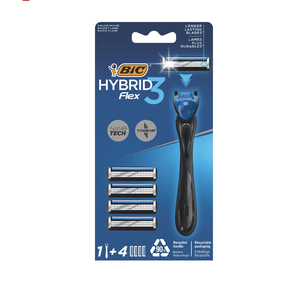BIC Flex 3 Hybrid Blister 1+4 (Afeitadora) - Product Image 1