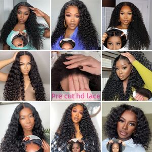 Parrucche da donna con <span class=keywords><strong>capelli</strong></span> indiani grezzi 4x4 HD per <span class=keywords><strong>capelli</strong></span> anteriori per cuticole allineate con onde profonde marrone <span class=keywords><strong>chiaro</strong></span> trasparenti da donna - Product Image 6