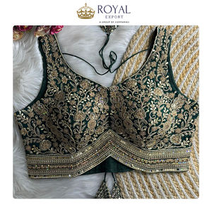 เสื้อผู้หญิงผ้าไหมโรมันเนื้อนุ่มคุณภาพดีเยี่ยม ตัดเย็บอย่างประณีต เปิดหลัง สวยงาม ขายส่งราคาถูก - Product Image 6