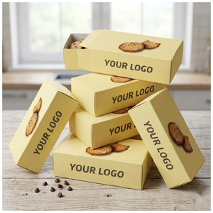 Cajas de Embalaje para Churros Impresas Personalizadas, Bolsas para Llevar, Caja de Cartón con Soporte para Tazas de Salsa, Contenedor para Galletas - Product Image 5