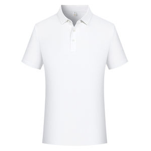 Custom Breathable Men's Nylon Spandex Fabric Short Sleeve <b>Shirts</b> Knitted <b>T</b>-<b>Shirt</b> Golf Uniform <b>Shirts</b> with <b>Collar</b> - Product Image 3