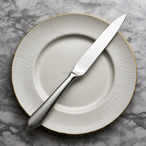 Couteau à beurre de qualité supérieure en acier inoxydable, fournisseur OEM pour le commerce de détail et l'industrie de la vaisselle de cuisine - Product Image 6