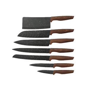 Juego de Cuchillo y Tenedor para Barbacoa de Acero Inoxidable, 2 Piezas, Ambidiestro, con Recubrimiento PVD, Tenedor para Cortar Carne, Mango de POM Afilado, Totalmente Dentado y Reforzado - Product Image 4