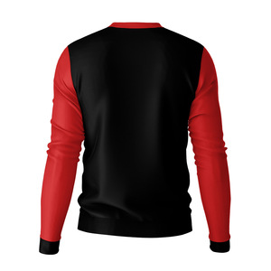 Camisetas de Manga Larga para Hombre, Estilo Vintage, Color Sólido, Cuello en V, Corte Ajustado, 100% Algodón, Diseños Lisos, Nueva Colección de Otoño OEM - Product Image 6