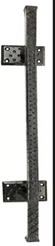 Modern Cast Iron Bedroom <b>Door</b> <b>Pull</b> <b>Handle</b> with Black Finish Durable Rustic Hardware - Product Image 5