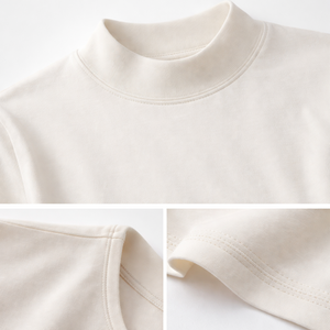 Camisetas Vintage de Cuello Alto Personalizadas al por Mayor para Mujer - Fabricante OEM, Proveedor Directo de Fábrica - Product Image 4