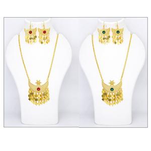 Alta calidad de lujo 24K 18K Color oro árabe Dubai chapado en oro conjuntos de joyas de lujo Dubai conjuntos de joyas de joyería para mujeres - Product Image 6