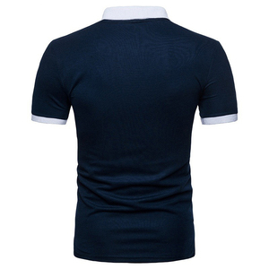 เสื้อโปโล OEM สกรีนโลโก้ตามสั่ง สำหรับผู้ชายและผู้หญิง เสื้อยืดคอตตอนเนื้อหนา พิมพ์ลายกราฟิก - Product Image 4