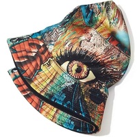 Sombreros de Pescador de Diseño Personalizados de Lujo con Estampado de Anime, Sombrero de Cubo con Gráficos de Dibujos Animados y Etiqueta de Marca Privada