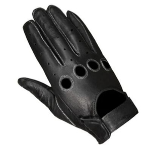 Gants de moto en cuir véritable pour hommes et femmes, gants de protection respirants pour motards, vêtements de course pour motards - Product Image 2