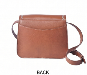 Bolso Bandolera de Cuero Genuino para Mujer, Estilo Boho Chic, con Cierre de Solapa, Bordado, Estilo Vintage, Bolso de Mano Premium de Moda - Product Image 2