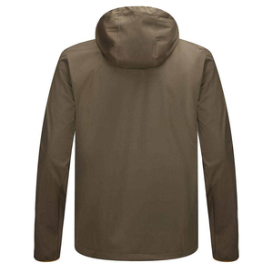 Chaqueta Cortavientos con Capucha para Hombre, Color Sólido, Cierre de Cremallera, Informal, para Otoño, de Poliéster - Product Image 2