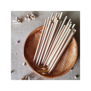 VietChoice Bamboo <b>Straws</b> 200mm 8mm Biodegradable Minimalist Style <b>Disposable</b> <b>Straws</b> for Giveaways - Product Image 5