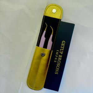 แหนบดัดขนตาปลายสีชมพูทอง 10 มม. ทำจากสแตนเลส ทนทาน ป้องกันไฟฟ้าสถิต ป้องกันแม่เหล็ก โค้งงอ 45 องศา จับถนัดมือ ใช้งานได้อย่างราบรื่น - Product Image 4