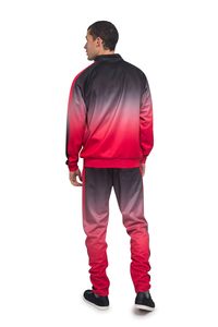 Ensemble de jogging graphique surdimensionné avec impression en relief personnalisée, survêtement streetwear, sweat à capuche et pantalon de survêtement, imprimé large, mode hip-hop assortie - Product Image 2