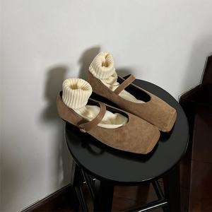 2026 New Model Flats-Low-Heeled PU Upper <b>Closed</b>-<b>Toe</b> Back Strap Flats Sexy Flat <b>Heels</b> Casual Daily Shoes for Women - Product Image 6