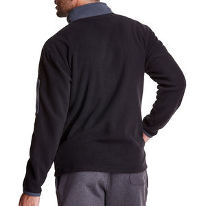 Veste polaire personnalisée pour homme, vêtements thermiques pour le camping et la chasse, polaire épaisse et chaude, col montant, poche zippée, OEM - Product Image 3