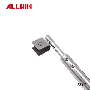 Adjustable Stainless Steel <b>Shower</b> Glass Support Bar Pull Rod Glass Clamp <b>for</b> Bathroom - Product Image 4