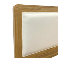 Lit minimaliste B2B King Queen Size Cadre de lit en bois élégant Assemblage sans outil Conception personnalisée OEM quantité minimale de commande flexible