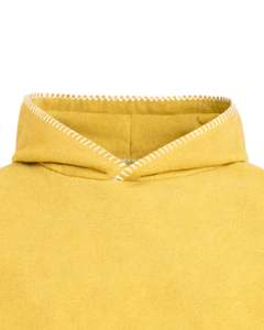 Sudadera con Capucha Amarilla Extra Grande para Hombre, con Bolsillo Canguro, Estilo Urbano, Gruesa, Informal, para Invierno, Fabricante OEM - Product Image 5