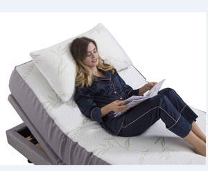 Système à deux moteurs de taille personnalisée Massage des pieds de la tête Port de charge USB Position de la mémoire <span class=keywords><strong>Lit</strong></span> électrique réglable avec entourage - Product Image 2