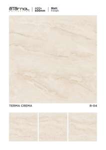 กระเบื้องพอร์ซเลนผิวด้านแกะสลักลวดลายขั้นสูง ขนาด 600x600 มม. สร้างสรรค์เพื่อเพิ่มพื้นผิวพื้นอย่างมีมิติโดยไม่ทำให้เกิดความรู้สึกว่าเต็มตา - Product Image 3