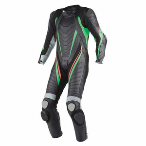 Chaqueta de Motociclismo de Cuero Genuino Personalizada, Ropa Deportiva Protectora y Transpirable para Adultos Motociclistas - Product Image 4